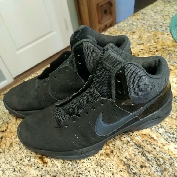 Nike Air Visi Pro 6 VI Black Basketball Shoes Lace Up 749168-003 Men’s Size 10 main image 5
